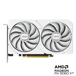 ASUS Dual Radeon RX 9060 XT 16GB GDDR6 White Edition